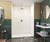 Swanstone 36 x 62 x 96 Smooth Glue up Shower Wall Kit in White - SK366296.010