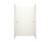 Swanstone 32 x 62 x 96 Traditional Subway Tile Glue up Shower Wall Kit in Bisque - TSMK963262.018