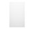 Swanstone MSMK8432.010 32 x 84 Modern Subway Tile Glue up Bathtub and Shower Single Wall Panel in White