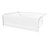 Swanstone 60 x 42 Solid Surface Bathtub with Right Hand Drain in White - VP6042CTML.010