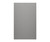 Swanstone TSMK8436.203 36 x 84 Traditional Subway Tile Glue up Bathtub and Shower Single Wall Panel in Ash Gray