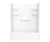 Swanstone VP6030CTSMINR.010 60 x 30 Solid Surface Alcove Right Hand Drain Four Piece Tub Shower in White