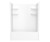 Swanstone 60 x 30 Solid Surface Alcove Right Hand Drain Four Piece Tub Shower in White - VP6030CTSMM2R.010