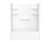 Swanstone VP6030CTSMMAR.010 60 x 30 Solid Surface Alcove Right Hand Drain Four Piece Tub Shower in White