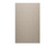 Swanstone 62 x 84 Modern Subway Tile Glue up Bathtub and Shower Single Wall Panel in Limestone - MSMK8462.218