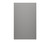Swanstone 62 x 96 Modern Subway Tile Glue up Bathtub and Shower Single Wall Panel in Ash Gray - MSMK9662.203