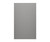 Swanstone SS0629601.203 62 x 96 Smooth Glue up Bathtub and Shower Single Wall Panel in Ash Gray