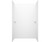 Swanstone 34 x 60 x 60 Smooth Glue up Tub Wall Kit in White - SI00603.010