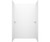 Swanstone 30 x 62 x 72 Modern Subway Tile Glue up Tub Wall Kit in White - MSMK723062.010