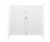 Swanstone SS00605.130 30 x 60 x 60 Smooth Glue up Tub Wall Kit in Ice