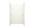 Swanstone 34 x 62 x 72 Modern Subway Tile Glue up Tub Wall Kit in Bisque - MSMK723462.018