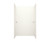 Swanstone 36 x 60 x 72 Smooth Glue up Tub Wall Kit in Bisque - SK366072.018