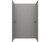 Swanstone 36 x 60 x 72 Smooth Glue up Tub Wall Kit in Ash Gray - SK366072.203