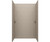 Swanstone 36 x 62 x 72 Traditional Subway Tile Glue up Tub Wall Kit in Limestone - TSMK723662.218