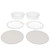 Gerber  G0099857 Plastic Bolt Cover Plate Round for all Concealed Trapway Toilets - White