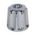 Gerber Fluted Metal Round Handle (07) - Large w/ Short Broach - Hold - Chrome - G0098826