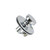 Gerber Metal Tub Drain Stopper with Set Screw & O-Ring - Chrome - G0097077