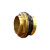 Gerber G0099255 Brass Spud for Top Mount Spud Bowls 1-1/2" X 1-1/2" Diameter
