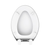 Gerber  G0099213 Elongated Slow Close Toilet Seat - White