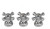 Gerber G0085813 Handle Pack Large Metal Cross (3) - Chrome
