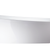 Vanity Art VA6841 67" x 31" Freestanding Acrylic Bathtub With Round Overflow And Pop-Up Drain - White/Polished Chrome Trim
