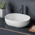 Ruvati  19-inch Matte White epiStone Solid Surface Modern Bathroom Vessel Sink - RVB2119WH