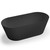 Ruvati 67-inch Black epiStone Solid Surface Oval Freestanding Bath Tub Omnia Matte - RVB6750BK Ruvati 67-inch Black epiStone Solid Surface Oval Freestanding Bath Tub Omnia Matte - RVB6750BK