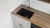 Ruvati  24-inch Fireclay Undermount / Drop-in Topmount Kitchen Sink Single Bowl - Glossy Black - RVL2420BK