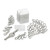 Alpine  ADI689-100 White Plastic Key Tags (100-Pack)