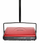 Alpine  ALP469-RED Triple Brush Floor and Carpet Sweeper, Red