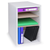 Alpine  ADI500-11-WHI 11-Compartment Wood Adjustable Vertical Paper Sorter Literature File Organizer, White