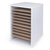 Alpine  ADI500-11-WHI 11-Compartment Wood Adjustable Vertical Paper Sorter Literature File Organizer, White