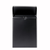 Alpine ALP451-SSB-BLK Sanitary Napkin Receptacle Stainless Steel, Black