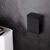 Alpine ALP451-SSB-BLK Sanitary Napkin Receptacle Stainless Steel, Black