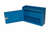 Alpine ADI631-02-BLU Wall Mountable Medium Size Steel Multi-Purpose Suggestion Drop Box