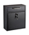 Alpine  ADI631-04-BLK Large Wall Mountable Mailbox with Key Lock