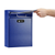 Alpine ADI631-04-BLU-KC Large Wall Mountable Mailbox with Key and Combination lock