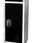 Alpine  ADI629-203-BLK 72 in. H x 12 in. W Triple-Compartment Steel Storage Locker