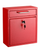 Alpine  ADI631-05-RED Medium Wall Mountable Mailbox with Key Lock