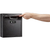 Alpine ADI631-05-BLK-KC Medium Wall Mountable Mailbox with Key and Combination lock