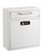 Alpine Medium Wall Mountable Mailbox with Key and Combination lock - ADI631-05-WHI-KC