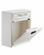 Alpine ADI631-05-WHI-KC Medium Wall Mountable Mailbox with Key and Combination lock