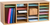 Alpine  ADI500-24-MEO 24-Compartment Wood Adjustable Paper Sorter Literature File Organizer, Medium Oak
