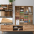Alpine  ADI500-36-MEO 36-Compartment Wood Adjustable Paper Sorter Literature File Organizer, Medium Oak