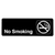 Alpine  ALPSGN-9-5 9 in. x 3 in. No Smoking Sign 5 Pack