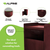 Alpine ALP476-MA Mahogany 40 Gallon Wood Receptacle Enclosure with Drop Hole and Tray Shelf