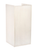 Alpine ALP476-WHI White 40 Gallon Wood Receptacle Enclosure with Drop Hole and Tray Shelf