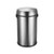 Alpine  ALP470-65L-PKG 17 Gal. Stainless Steel Heavy-Gauge Brushed Open Top Commercial Trash Can with Swivel Lid Cover