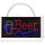 Alpine  ALP497-14-2pk 19" x 10" LED Rectangular Beer Sign with Two Display Modes (2 pack)