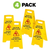 Alpine  ALP499-4pk 24" Caution Wet Floor Sign (4 pack)